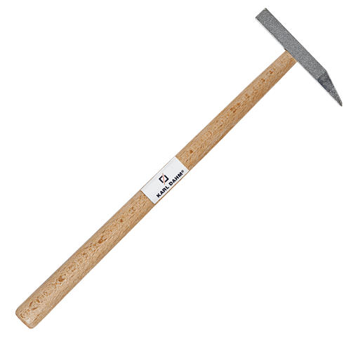 Fliesenhammer spitze Form aus Hartmetall mit Holzgriff - jetzt kaufen bei KARL DAM