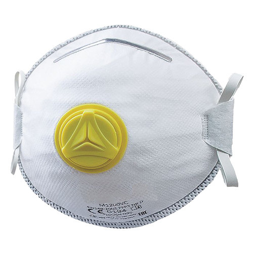 Atemschutzmaske mit Ventil | Schutz vor Feinstaub Stufe FFP2, Atemschutzmaske weiß mit Ventil