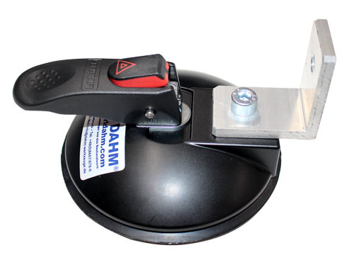 Suction lifter with safety indicator and double sealing lip