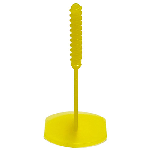 Basislasche lang zu LEVELMAC Nivelliersystem, gelbe Lasche für 2 mm Fugenbreite von KARL DAHM