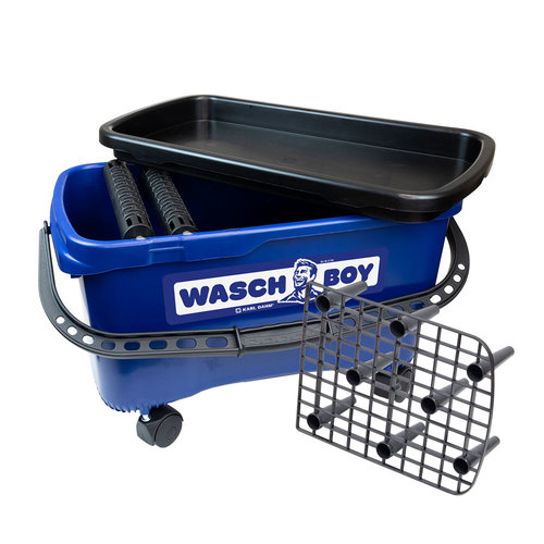 Tile washing set Waschboy from KARL DAHM with lid and grating
