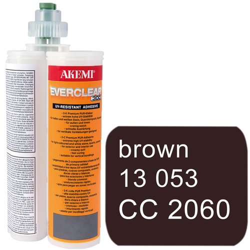 Everclear 2-component colour adhesive, brown Art. No. 13053