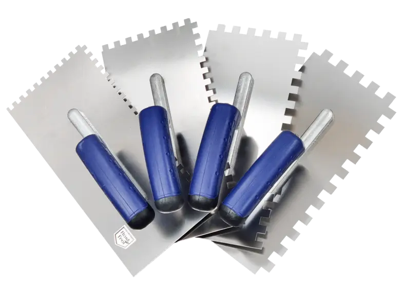 Soft grip trowel set, 4 pieces
