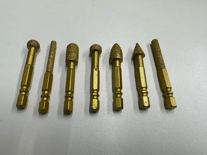 Diamond milling bits for cordless screwdrivers