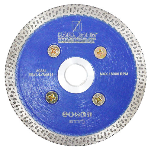 Karl Dahm Mini-disque à tronçonner Ø85mm Avec bride M14 Art. n° 50361