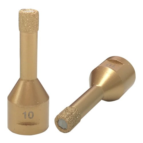 Dry drilling core bit 10mm (gold) with M14 thread | art. 50396