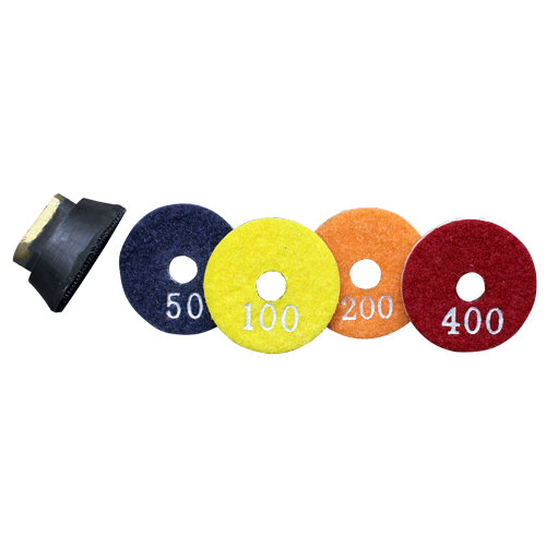 Karl Dahm Set de disques abrasifs avec grains 50,100,200,400 Art.-Nr. 50489