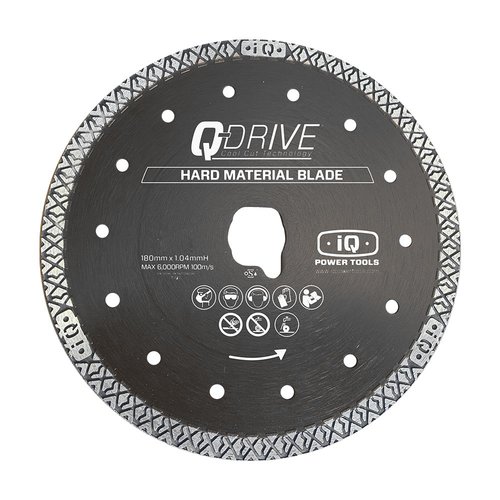 Gray Q-Drive cutting disc for the iQ228 Cyclone