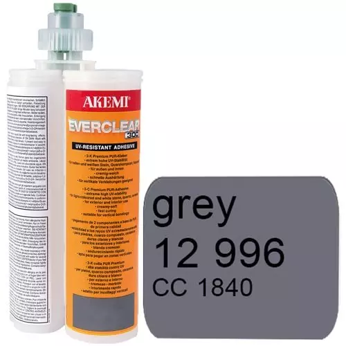 Everclear 300 2-component color adhesive gray