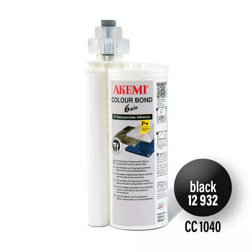 AKEMI Colour Bond Farbkleber, schwarz