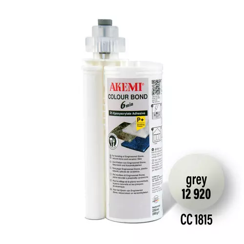 Colle colorée gris clair pour divers matériaux