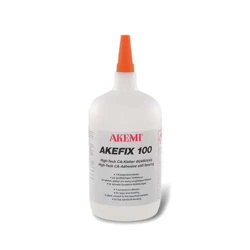 Cyanacrylate adhesive AKEFIX 100 with activator for surface bonding