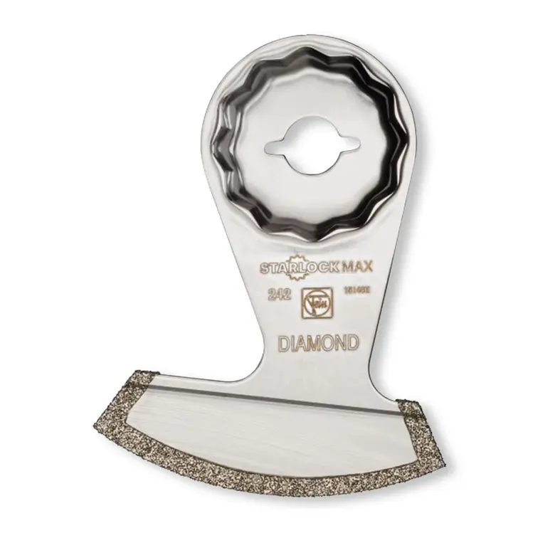 Diamant-Segmentmesser, 1,2 mm, Artikel-Nr. 41859, ist zum Austrennen von Marmor-, Epoxidharz- und Trassfugen. Auch für sehr harte Epoxid- oder Zementfugen geeignet.