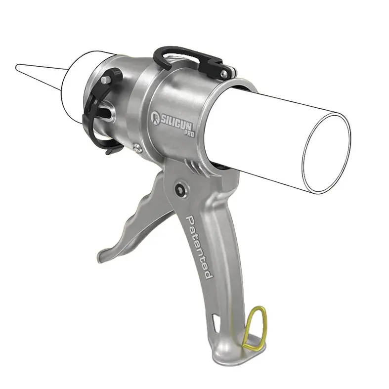 Siligun Pro Kartuschenpresse, kompakt für enge Stellen und ohne Nachtropfen