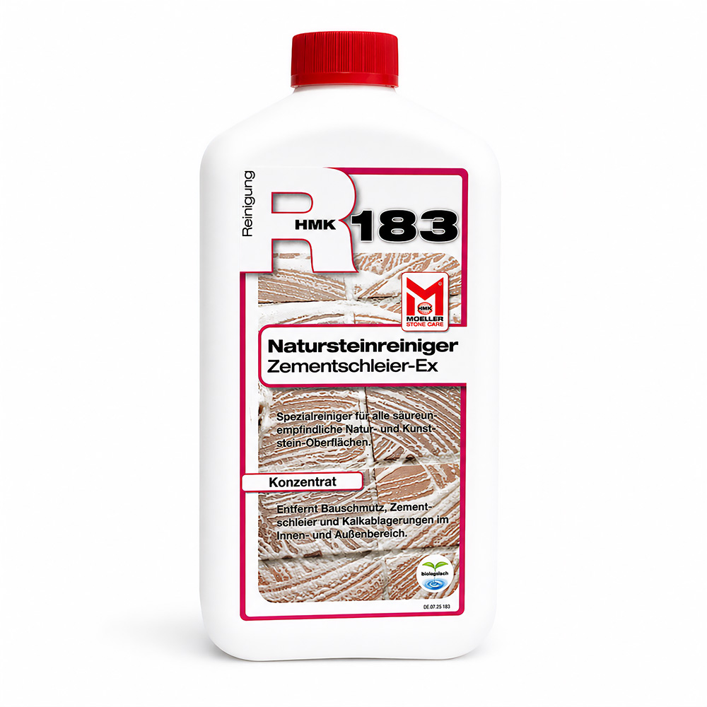 HMK R183 Natursteinreiniger Zementschleier-Ex 1L, Art.-Nr. 16175 - Moeller Stone Care