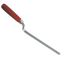 Jointing trowel with wooden handle for different joint widths (8 to 14 mm). length 160 mm