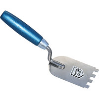 Spatula trowel with notches