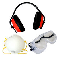 Safety-Set mit Gehörschutz, Schutzbrille und Staubschutzmaken, Art. 11868