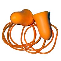 Gehörschutzstöpsel mit Kordel, aus PU-Schaum - Farbe: orange - jetzt kaufen bei KARL DAHM