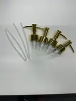 Distributeur de savon à pompe pour bouchon PET, lot de 4 (doré)
