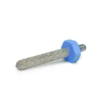 Diamant-Fingerfräser mit zylindrischer Schleiffläche und Gewindeanschluss zur Bearbeitung von Fliesen und Naturstein
