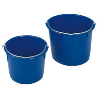 Kunststoffkübel blau, 20 Liter