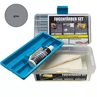 Kit de colorant commun gris, 1 flacon de colorant commun 120 ml, 2 brosses à poils de 2 et 4 mm de large et 1 éponge de nettoyage spéciale en étui de KARL DAHM