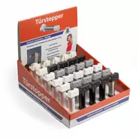 Karl Dahm door stopper 85mm in a set (30 pcs.) – reliably protects doors, windows and walls – with absolutely no drilling, screwing or gluing required.
