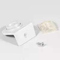 Accessoires pour butoirs de porte en différentes couleurs,art. no. n° 13688-13690 ,support, protection du verre et vis