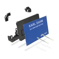 Befliesbare Universal Drückerplatte Side Mini Royal Flush mit Schablone