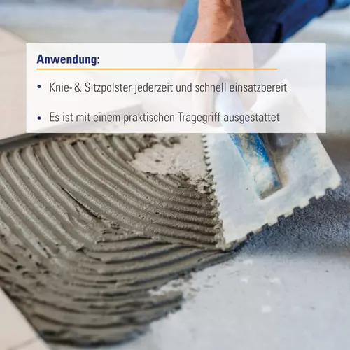 Zusatzbild Knie Schoner für Fliesenleger und Heimwerker Anwendung