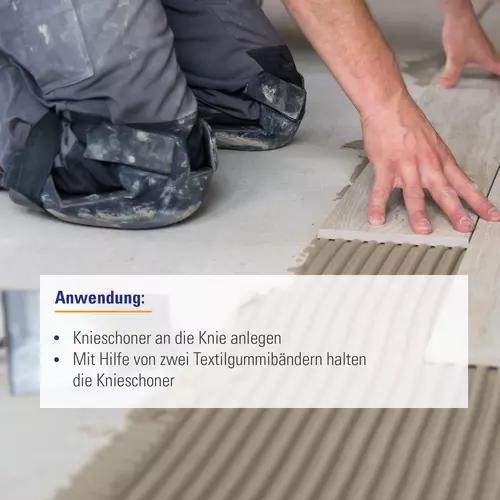 Utilisation des genouill&egrave;res &agrave; 2 &eacute;lastiques
