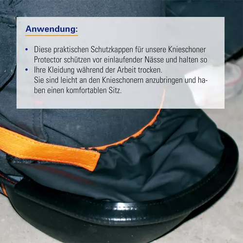 Additional image Easy to fit knee pad protective cap