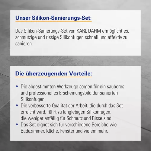 Zusatzbild fugen sanieren silikon set guenstig hochwertig einfach anwendung