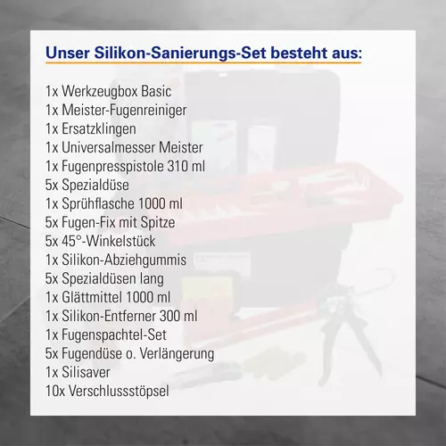 Zusatzbild silikon sanierungs set online kaufen komplettset fugen renovieren