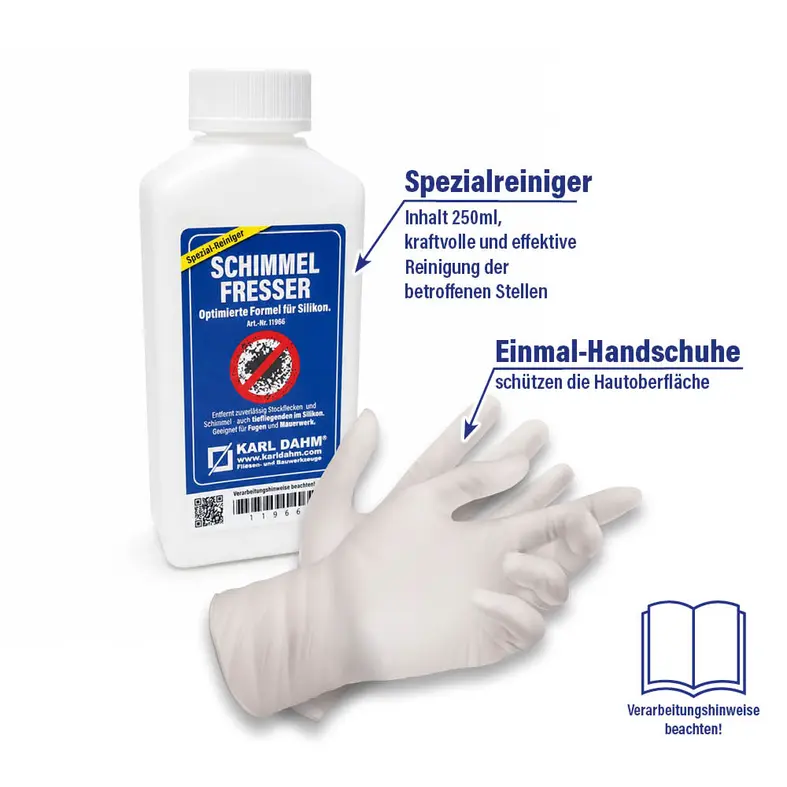 What's included with the silicone joint cleaner from Karl Dahm