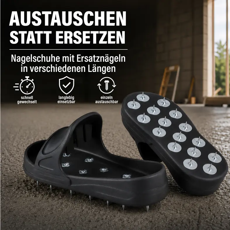 Zusatzbild Nagelschuhe mit austauschbaren Nägeln