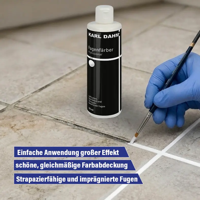 Fugenf&auml;rber 120 ml grau ist einfach anzuwenden und sorgt f&uuml;r eine gleichm&auml;&szlig;ige Farbabdeckung.
