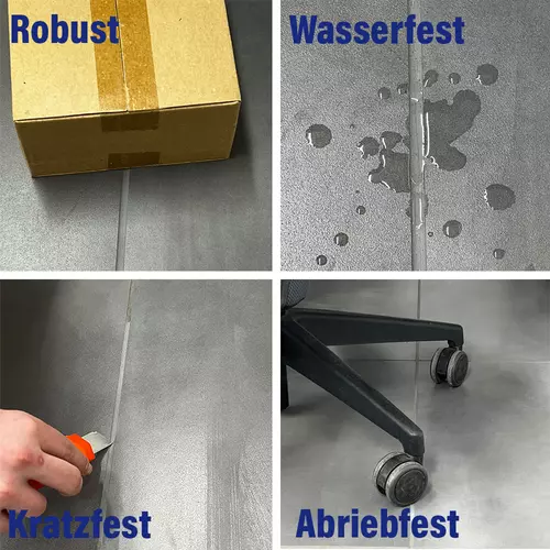 Fugenf&auml;rber 120 ml im Set grau liefert Ergebnisse, die robust, wasserfest, kratzfest und abriebfest sind.