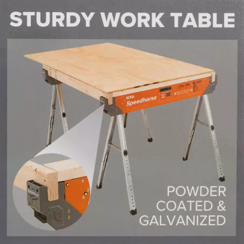 Additional image Height-adjustable work trestle xt Description