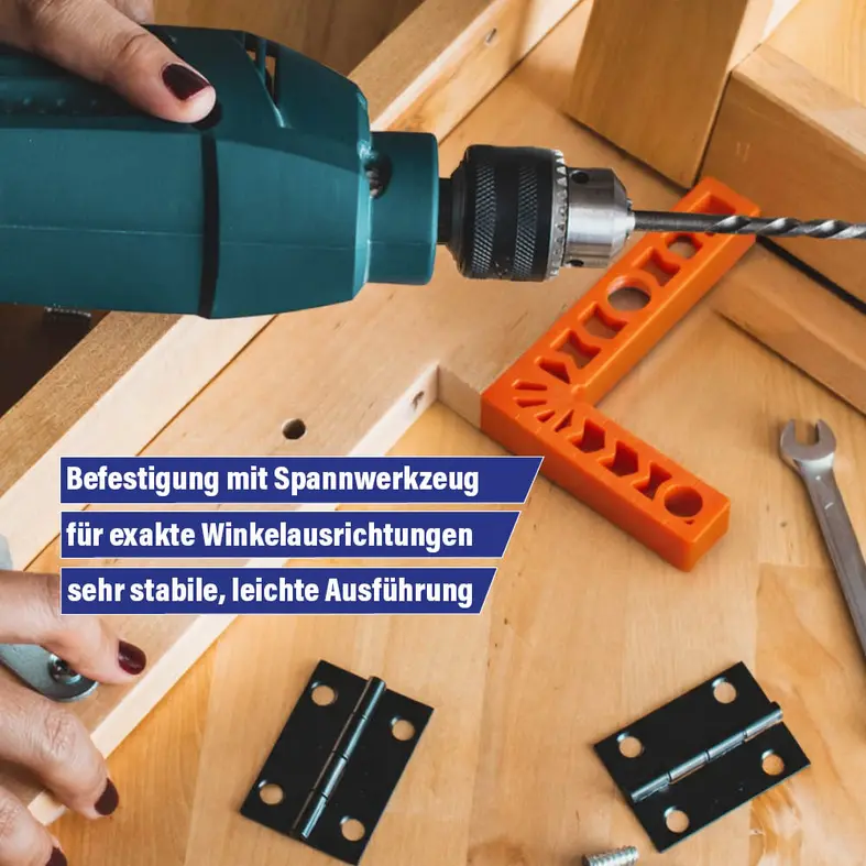 Additional image List of advantages gained from using the plastic angle bracket