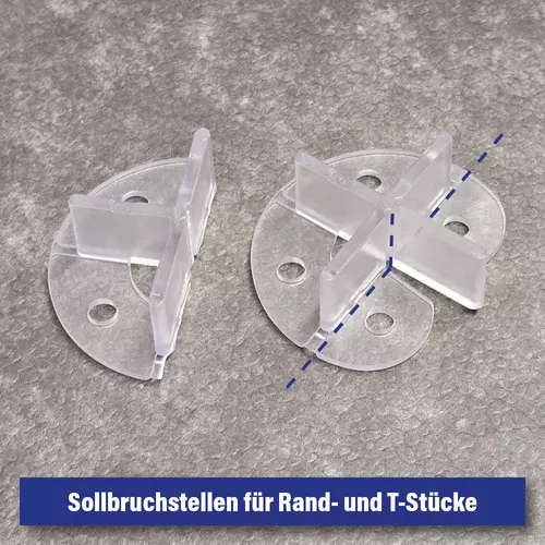 Croisillon pour joints de dalles, pi&egrave;ce en T