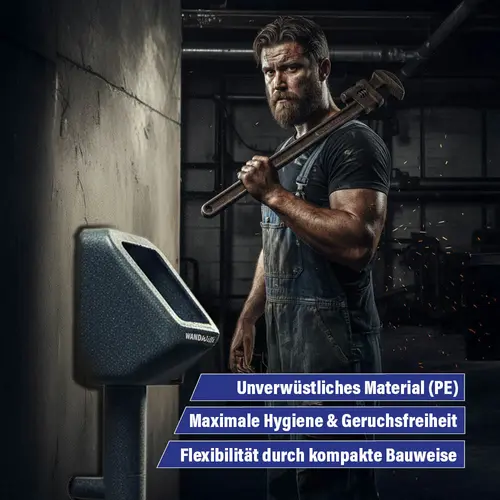 Image supplémentaire WandWilli urinoir mobile pour éléments suspendus Avantages
