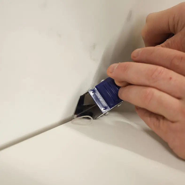 Additional image Fugenheld 3-in-1 Silicone Tool for precise removal of silicone.