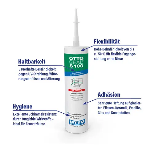 Description de la cartouche de silicone pour un aper&ccedil;u d&eacute;taill&eacute;