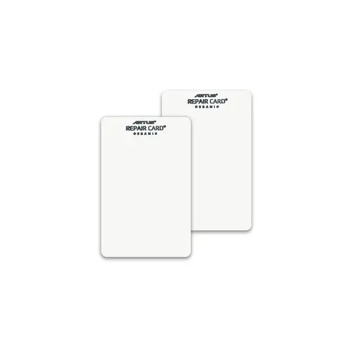 Colour chart cc1140 white &ndash; Akemi colour charts for precise colour matching in ceramic repairs.