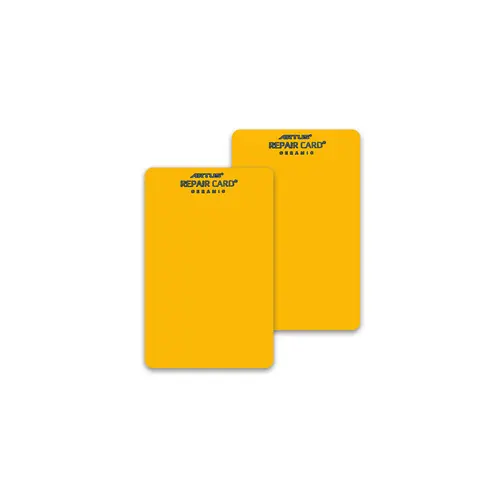 Colour chart cc1300 yellow &ndash; Akemi colour charts for precise colour matching in ceramic repairs.
