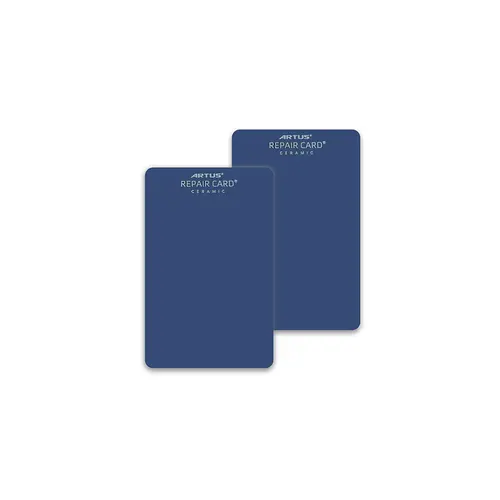 Colour chart cc1510 blue &ndash; Akemi colour charts for precise colour matching in ceramic repairs.