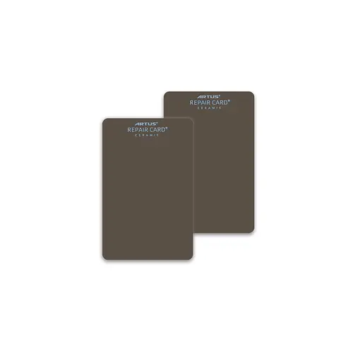 Colour chart cc1940 khaki &ndash; Akemi colour charts for precise colour matching in ceramic repairs.
