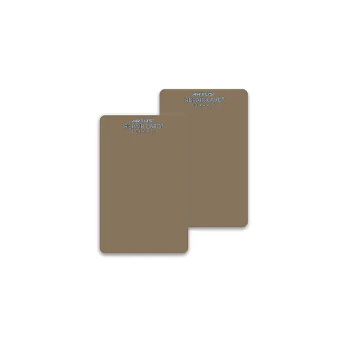 Colour chart 1950 khaki &ndash; Akemi colour charts for precise colour matching in ceramic repairs.